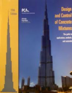 Design and Control of Concrete Mixtures 15th Edition