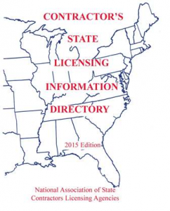 Contractor's State Licensing Information Directory (CSLID) 2015