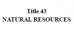 Natural Resources Title 43