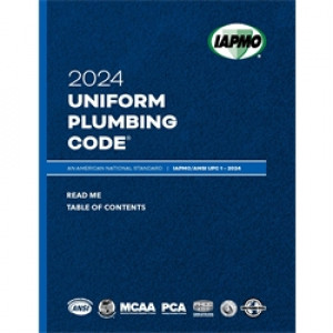 Uniform Plumbing Code 2024